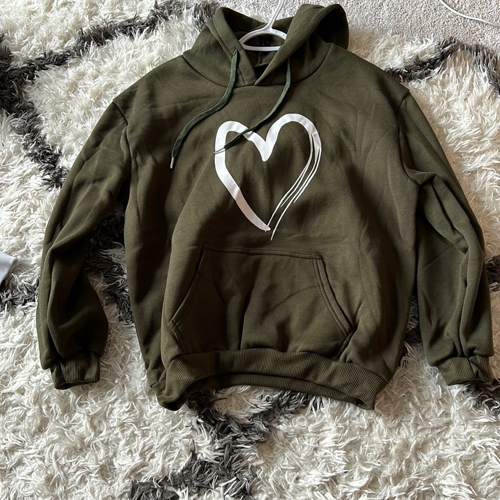 hoodie with heart
